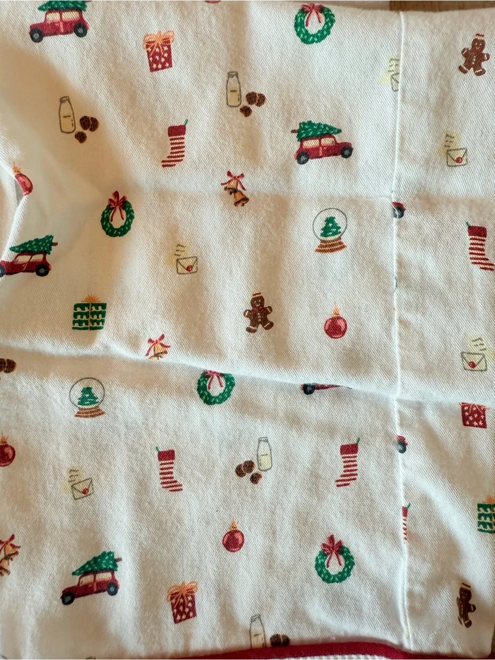 Petite Plume Kid's Twill PJ Set in Winter Nostalgia - 7 Years 🎅🏼